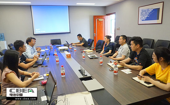 調(diào)研組走進(jìn)江蘇海四達(dá)電源股份有限公司