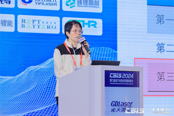 顏蔚發(fā)表主旨發(fā)言：《人工智能與先進(jìn)電池》