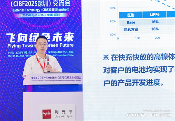 香河昆侖孫春勝作主題演講——安全，綠色，高效，低成本的昆侖電解“智”加速低空經濟電池的技術迭代